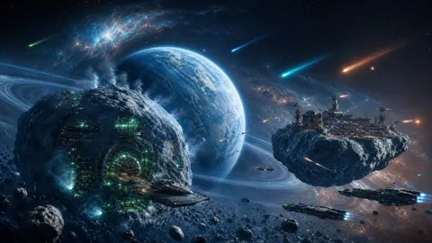 Ringed Planet Battle Station