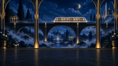 Ivory Tram Above Midnight Garden