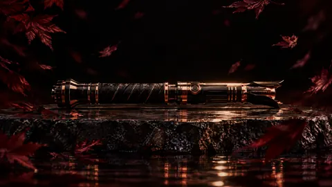 Black Saber With Maple Leaves