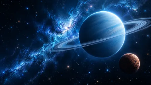 Ringed Ice Giant Nebula