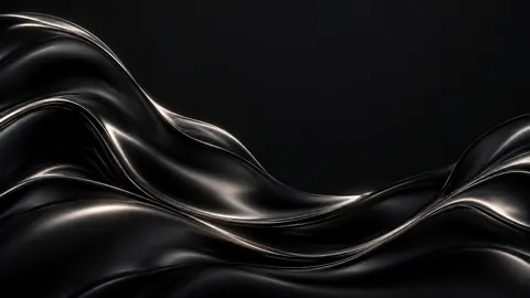 Black Satin Waves