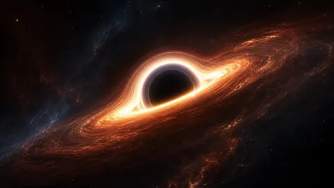 Black Hole With Accretion Disk