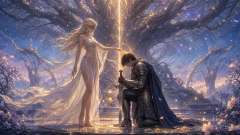 Elf Princess Knighthood Under World Tree