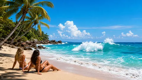 Two Women on Palm Beach