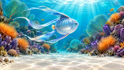 Silver Moonfish Coral Garden