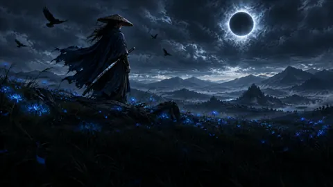Ronin Woman Under Eclipse
