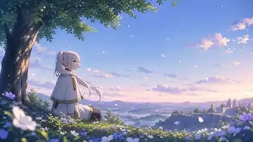 Twilight Meadow Reverie live wallpaper