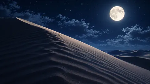 Moonlit Sand Dune
