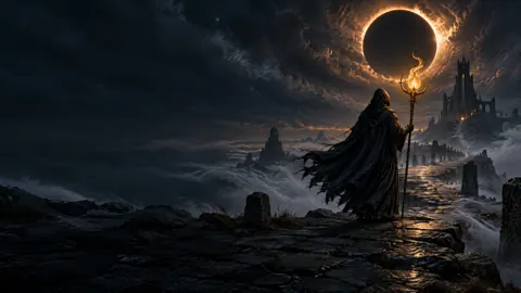 Lantern Keeper Beneath Eclipse