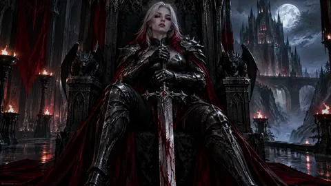 Vampire Warrior on Throne