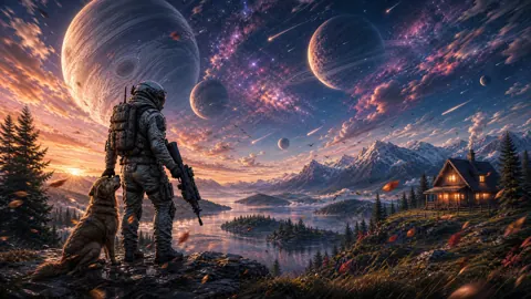 Cosmic Frontier Vigil live wallpaper