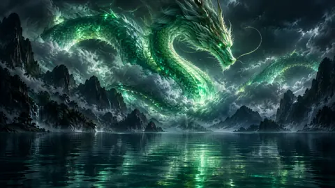 Glowing Jade Serpent Lake