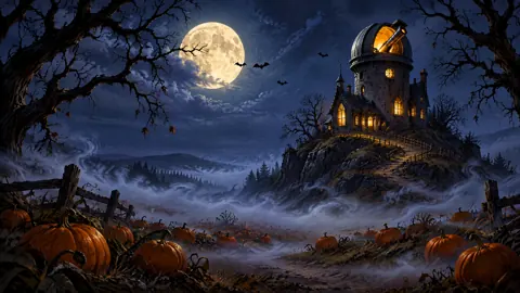 Hilltop Observatory Above Pumpkin Patch