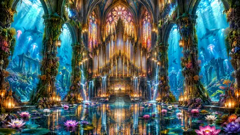 Underwater Gothic Cathedral Organ
