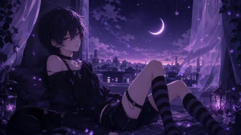 Moonlit Gothic Reverie live wallpaper
