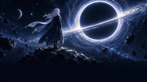 Silver-Haired Wanderer on Asteroid