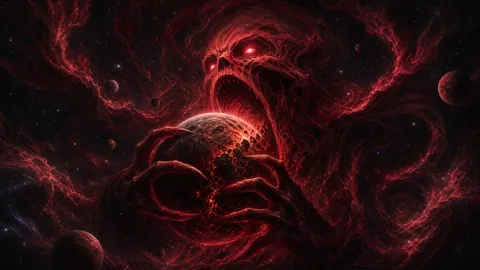 Crimson Ghost God Swallowing Planet