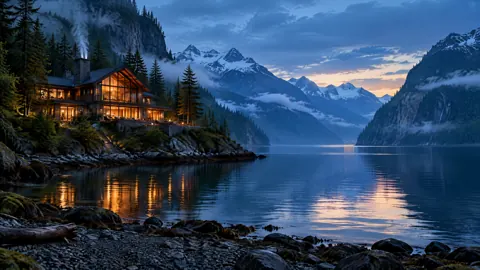 Cedar Lodge Above Fjord