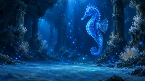 Giant Blue Seahorse Grotto